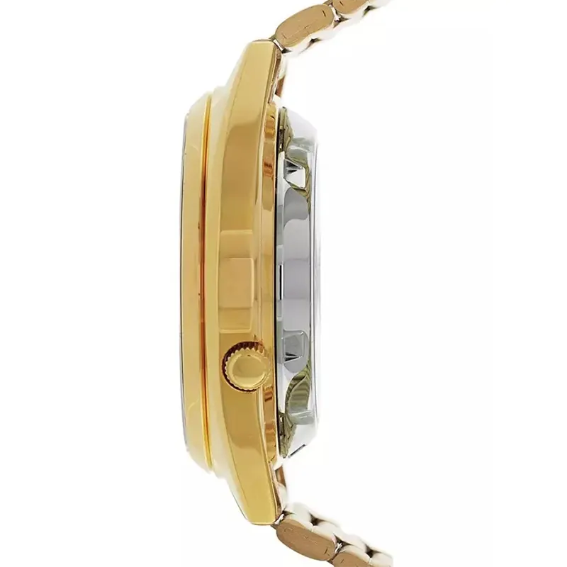 Seiko 5 Grid Dial Automatic Gold-tone Men's Watch- SNXL72k